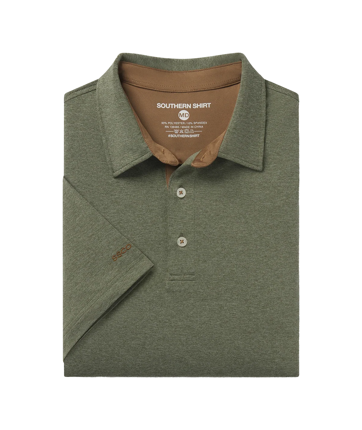 Grayton Heather Polo Thyme