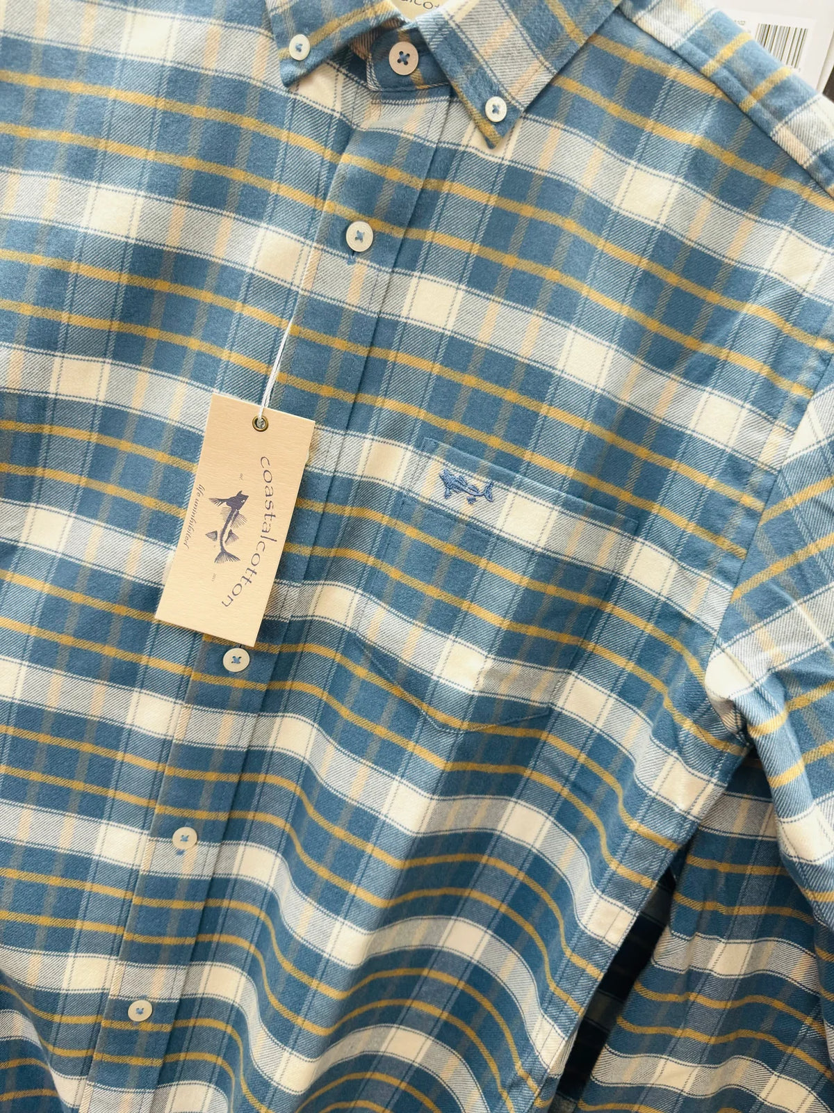 Still Water Cotton Twill Button Down