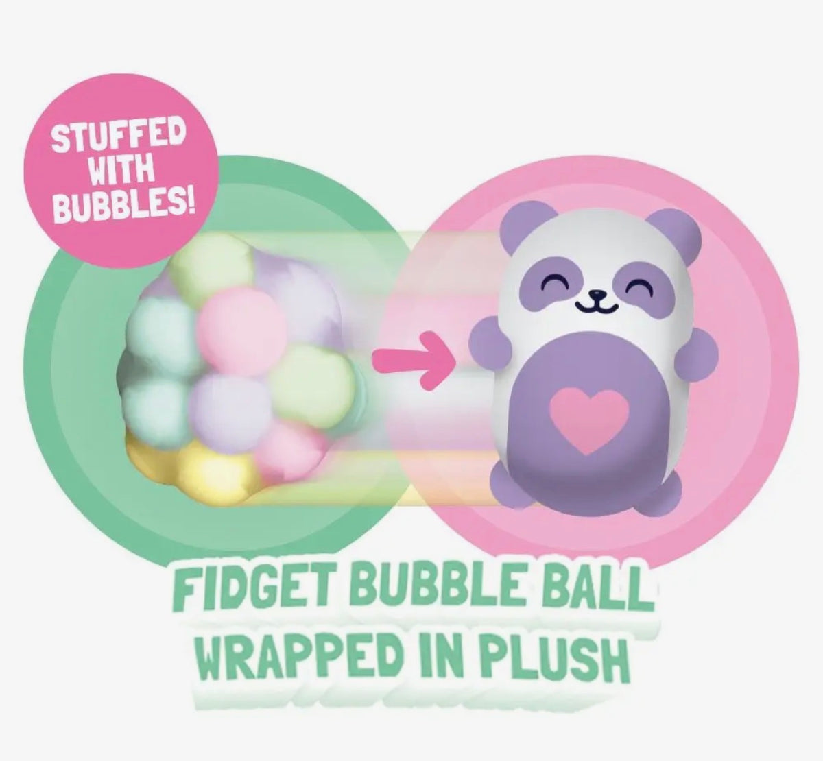 Axolotl Bubble Stuffed Squishy Friend
