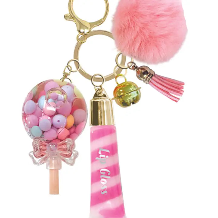 Trendy Lip Gloss w/ Keychain, Sweets