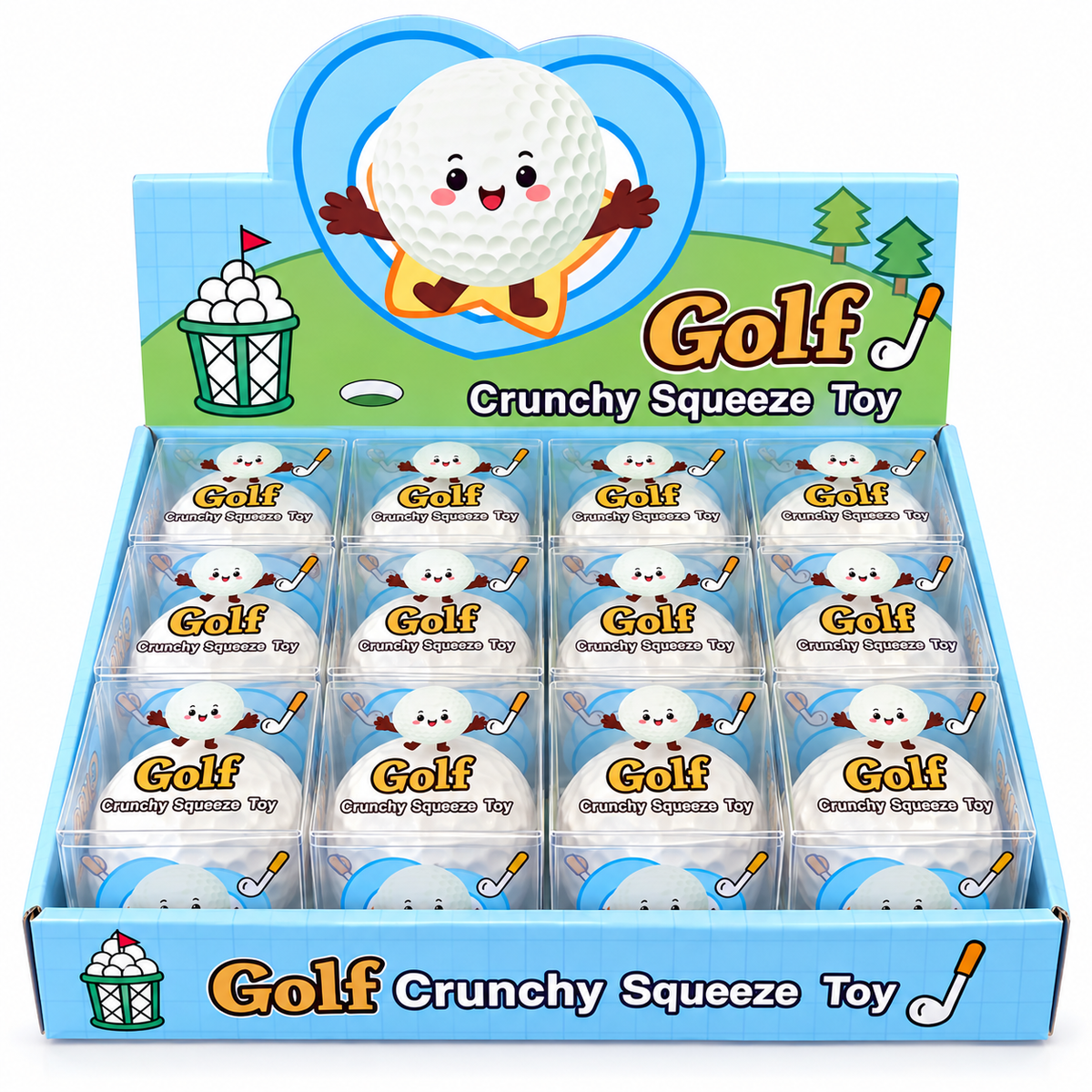 Golf Ball Crunchy Squishy