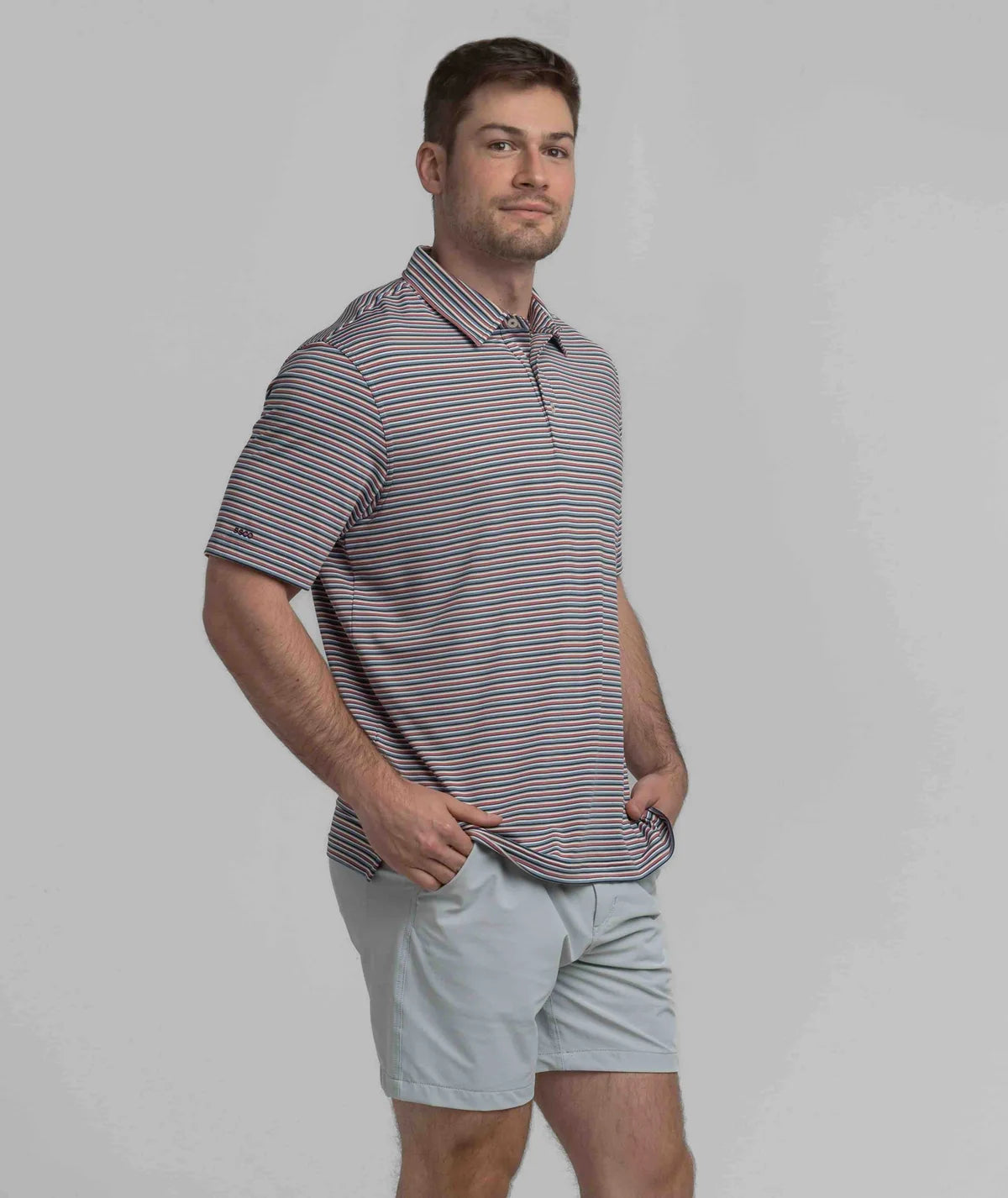 Tybee Patriotic Stripe Polo