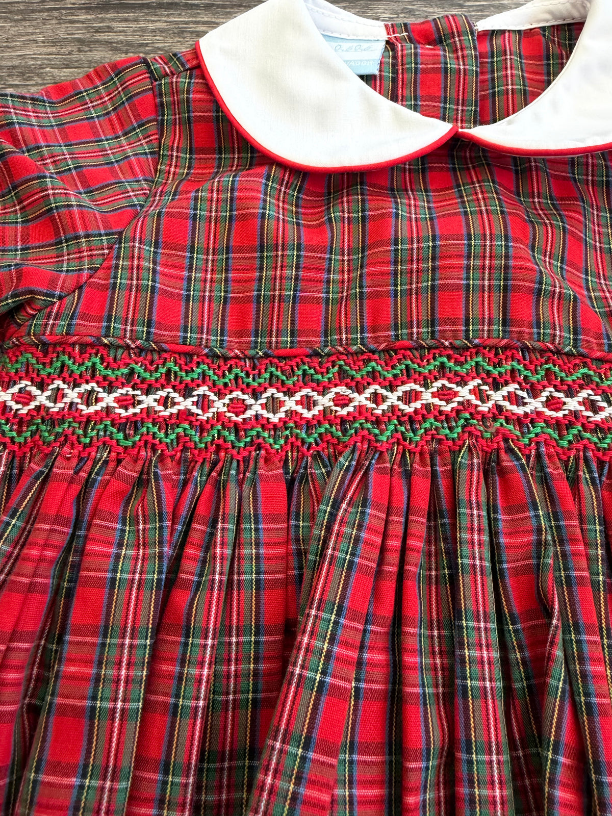 Charles Christmas Plaid Boy Bubble