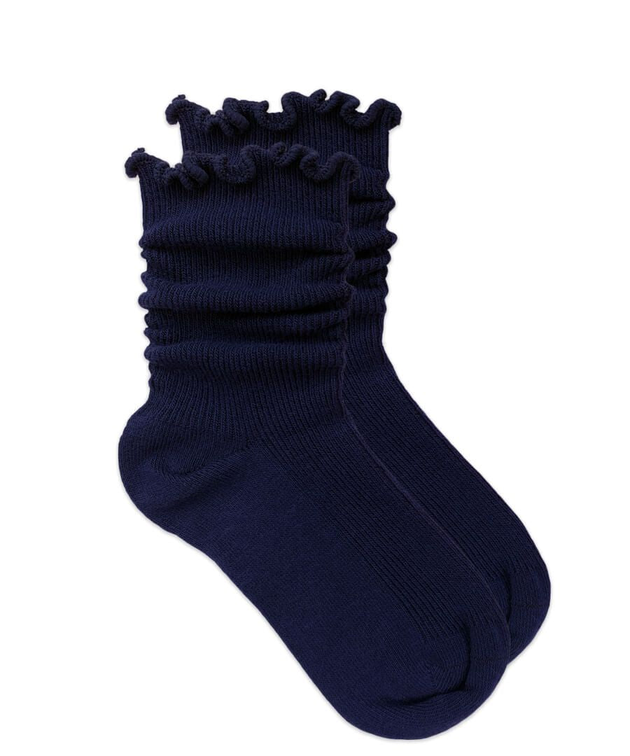 Ripple Edge Cuff Sock- 2211