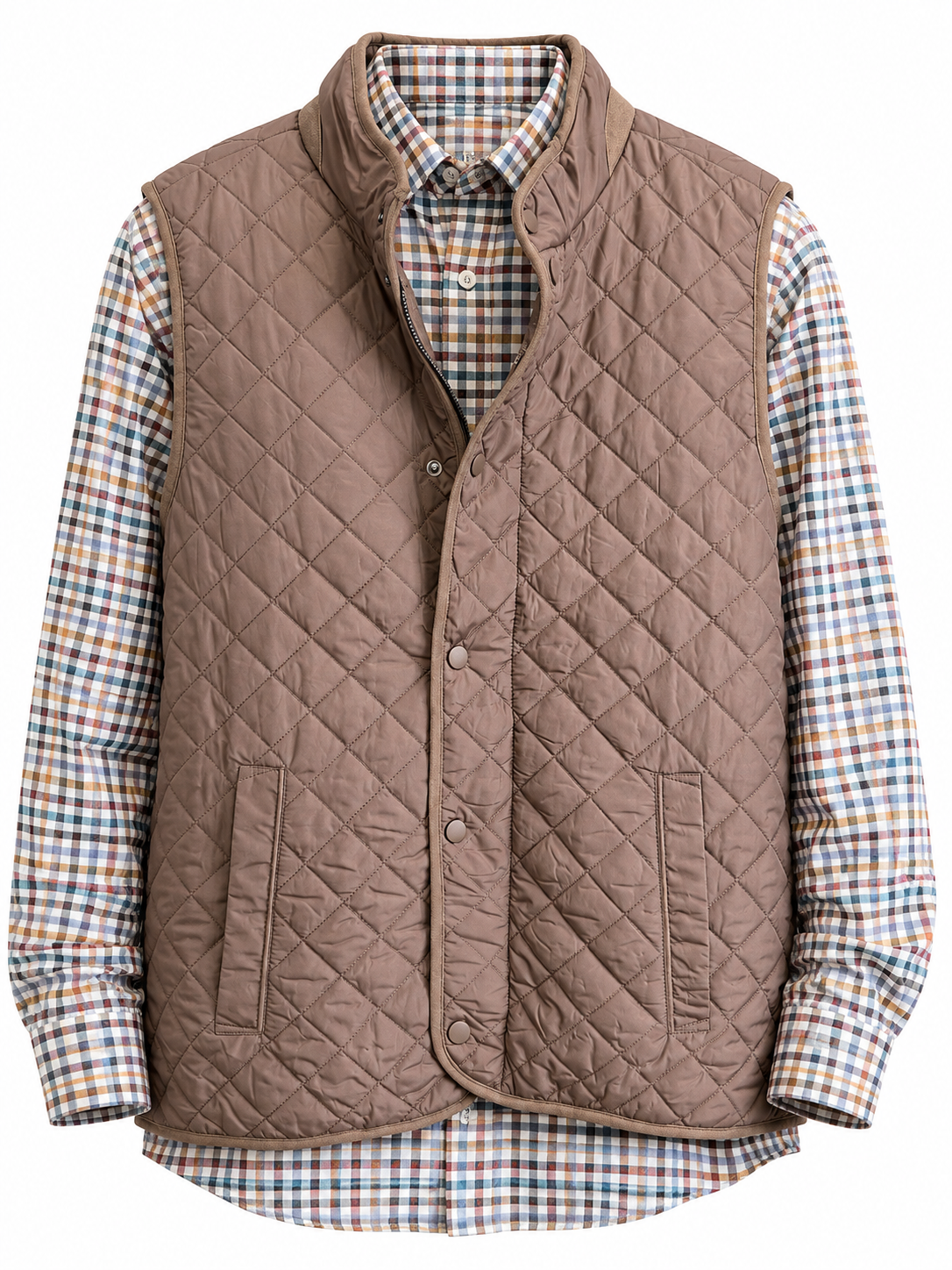 Brown Upland Quilted Vest