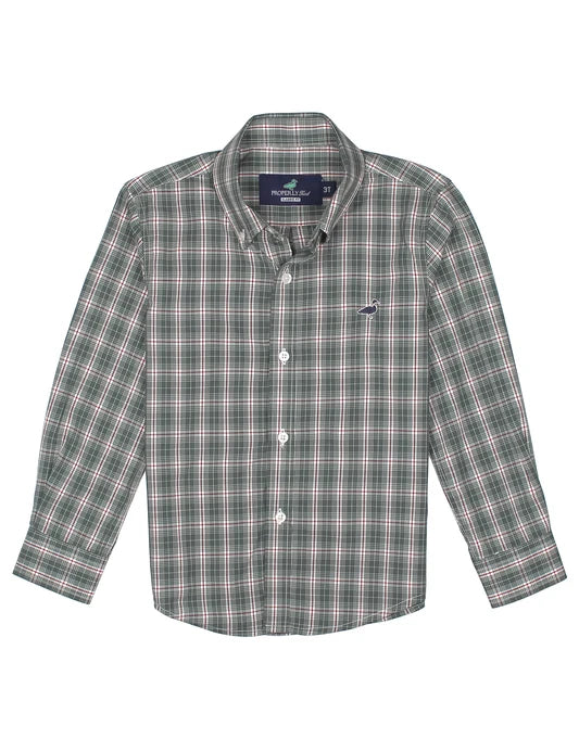 Boys Seasonal Sportshirt Mistletoe