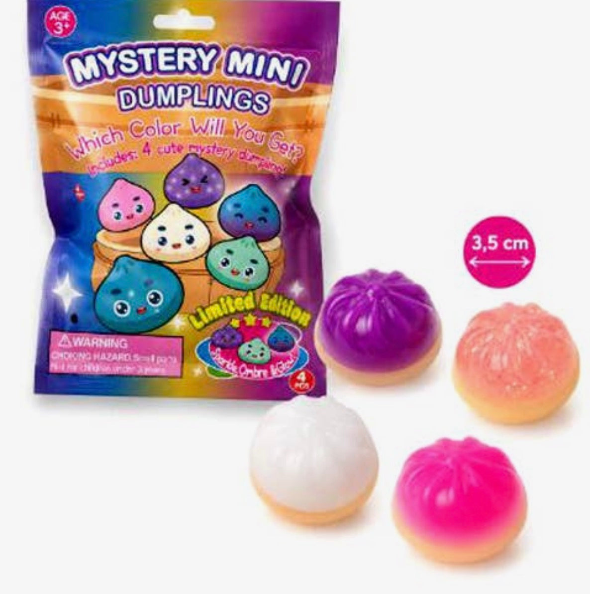 Mystery Mini Sticky Squishy Dumpling Pack