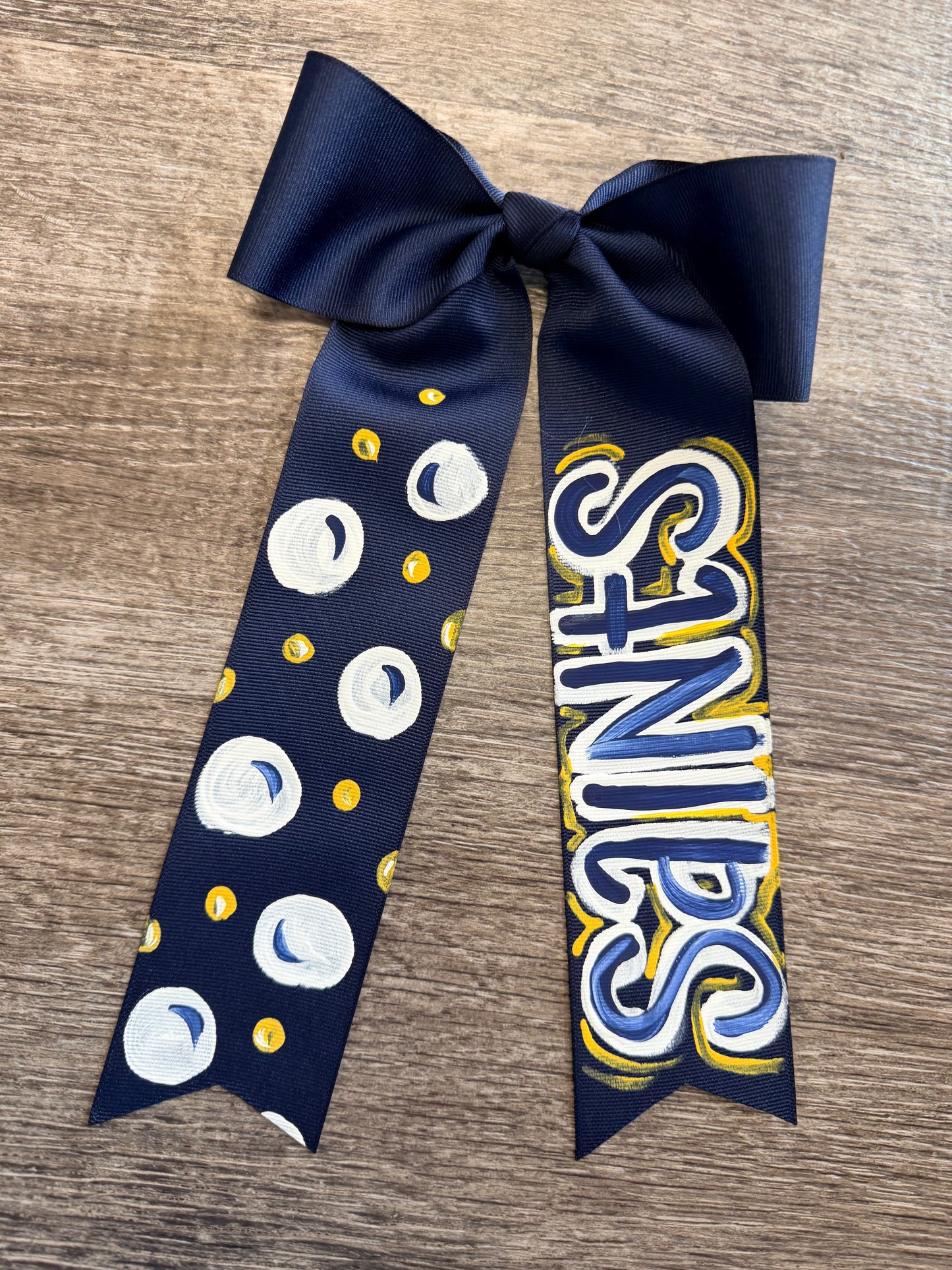 Saints Painted Bows