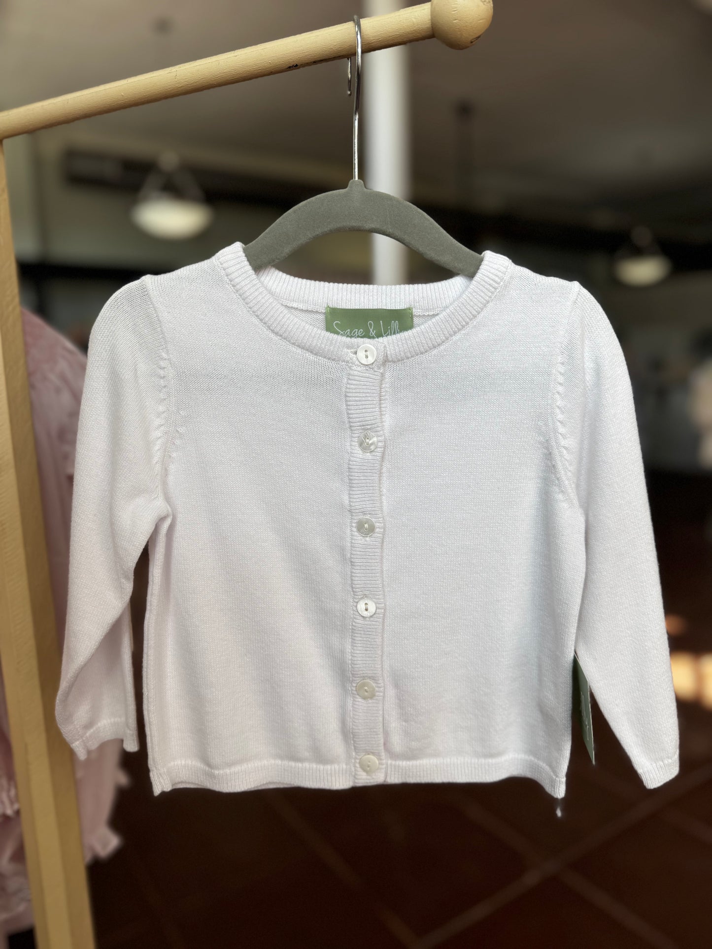 Marie Cardigan- White