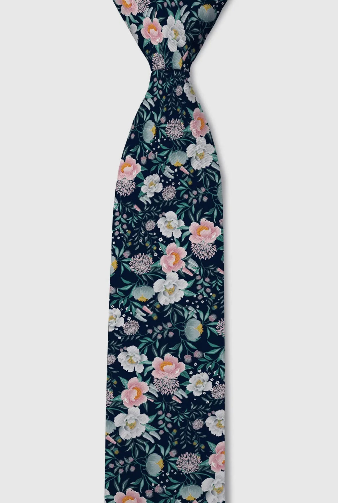 Blossom Blue Spring Floral Tie