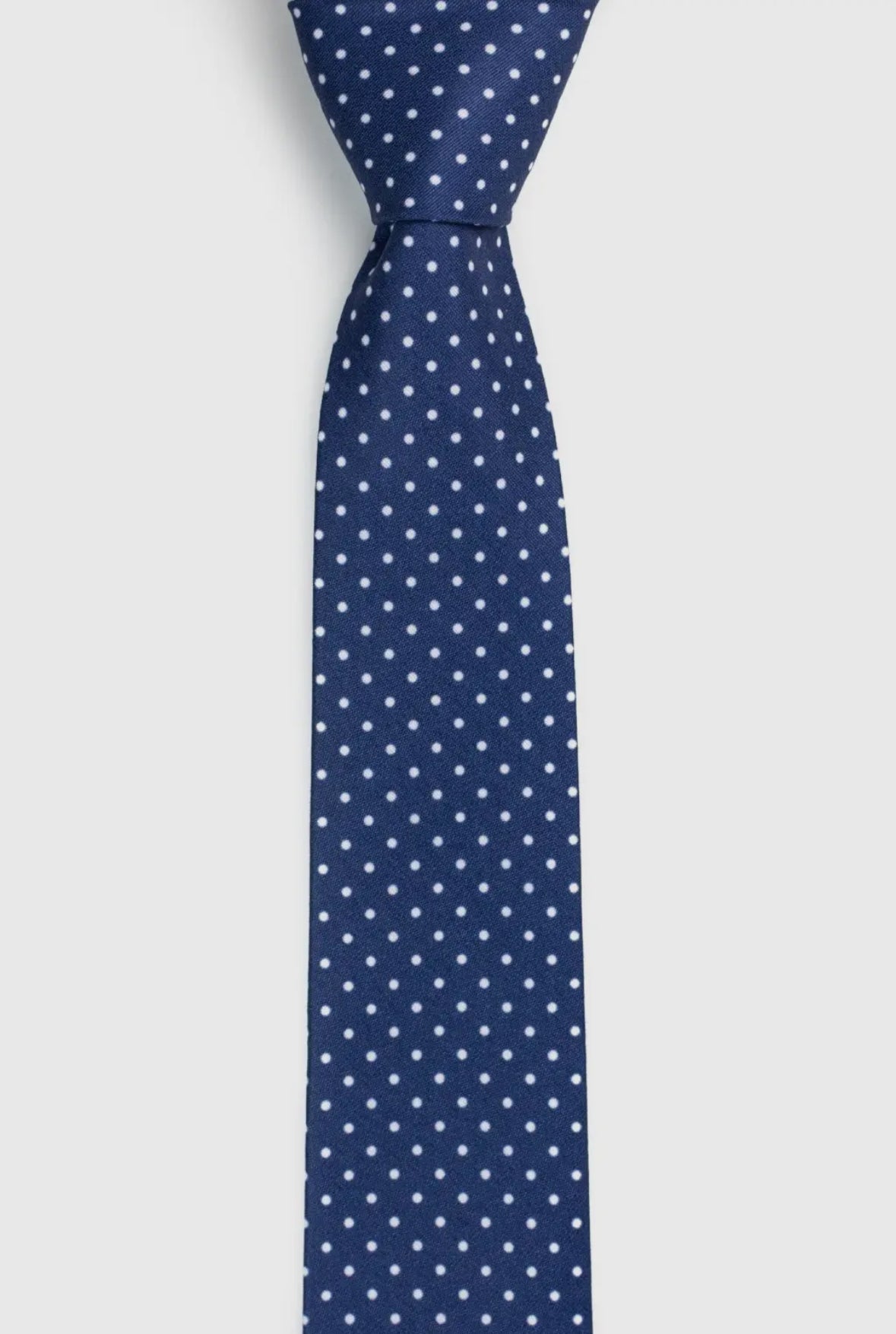 Navy Polka Dot Tie