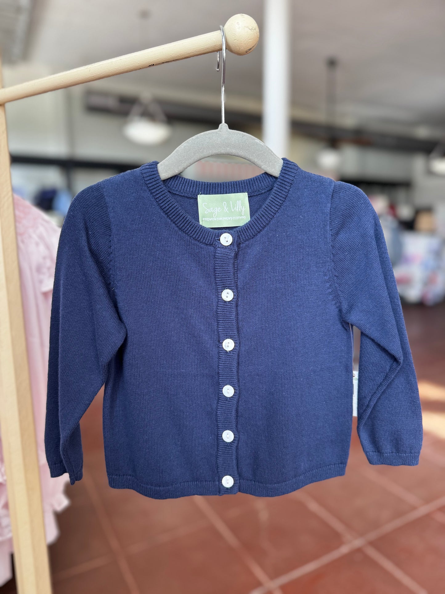 Marie Cardigan- Navy