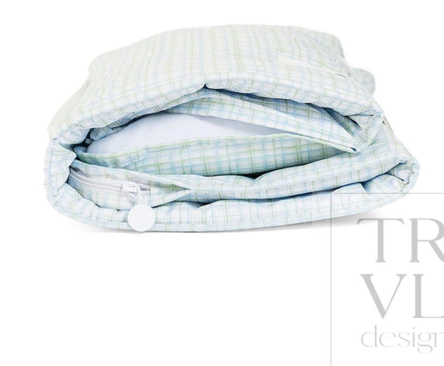 Classic Green Plaid Nap Mat