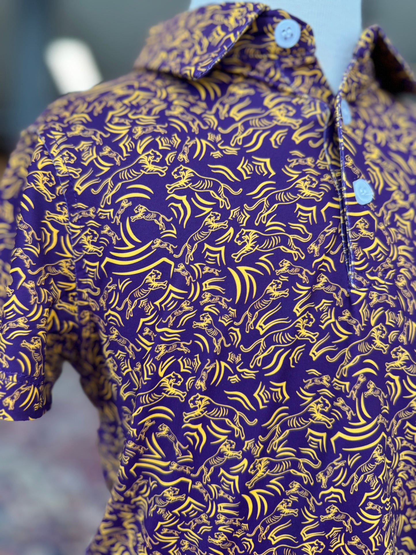 Youth Geaux Tigers Polo