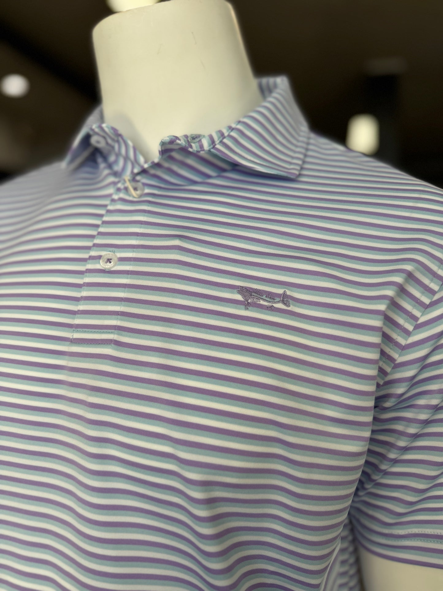 Surf Stripe Performance Polo