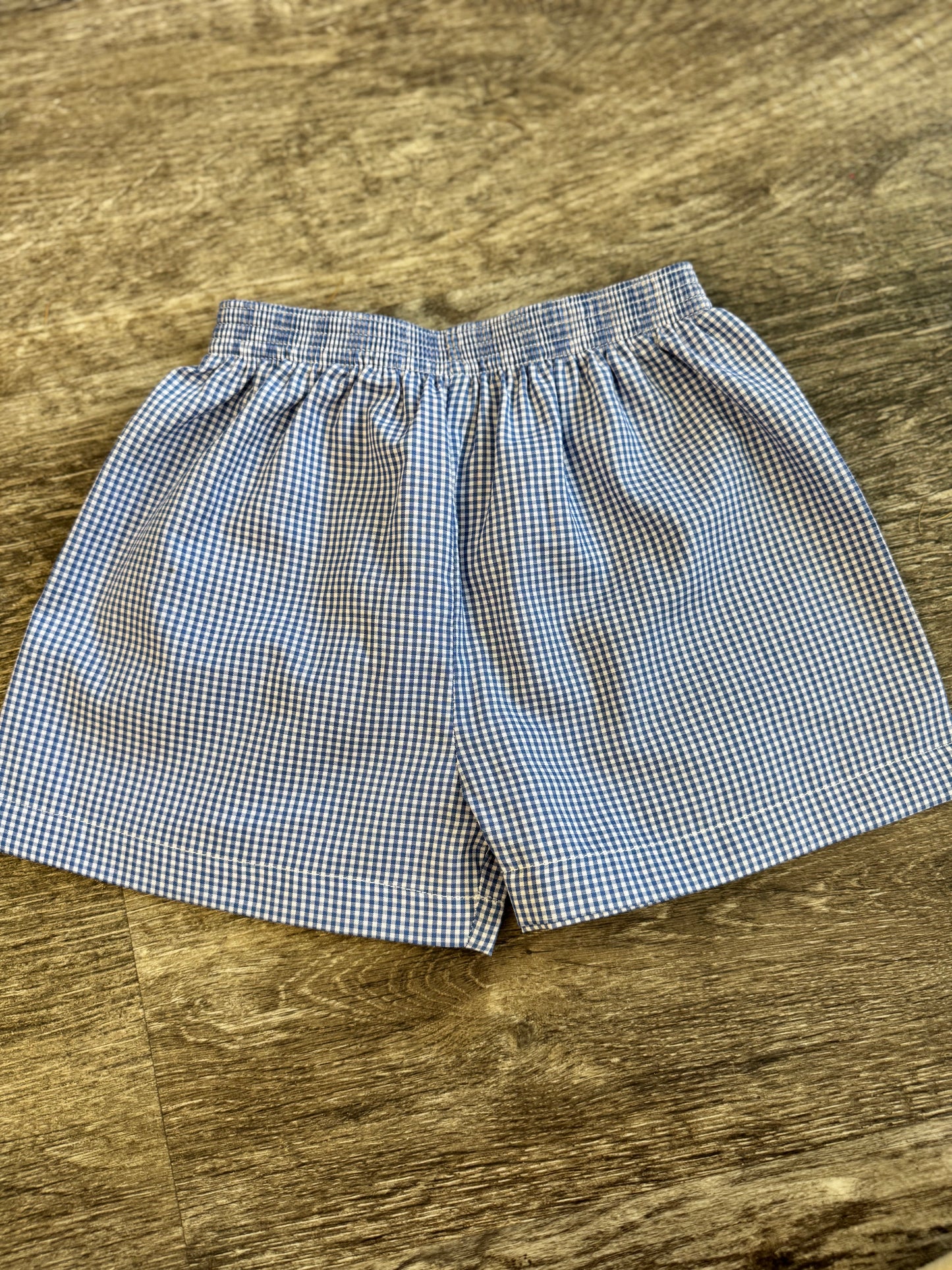 Bennett Boy Short-Royal Blue Checkered