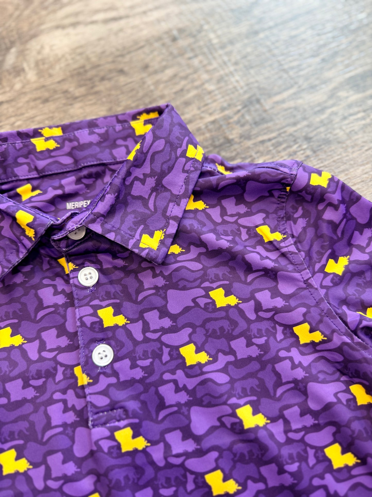 Louisiana Camo Polo