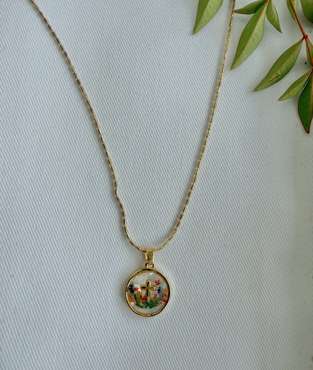 The Garden of the Cross Necklace
