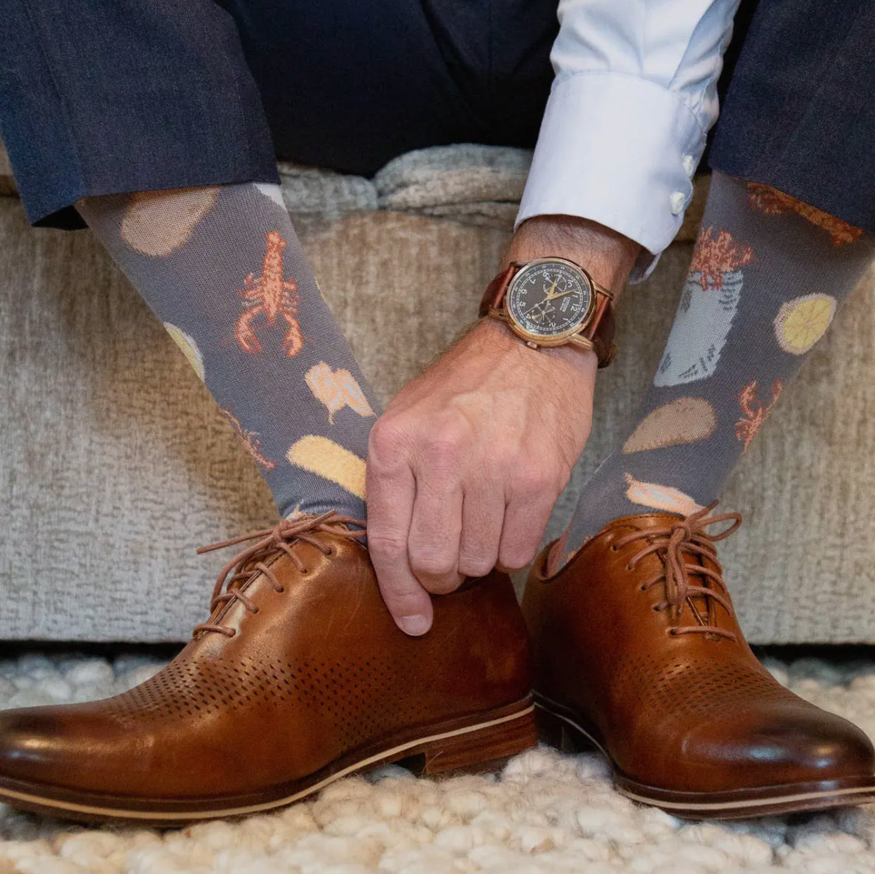 Men’s Crawfish Boil Socks