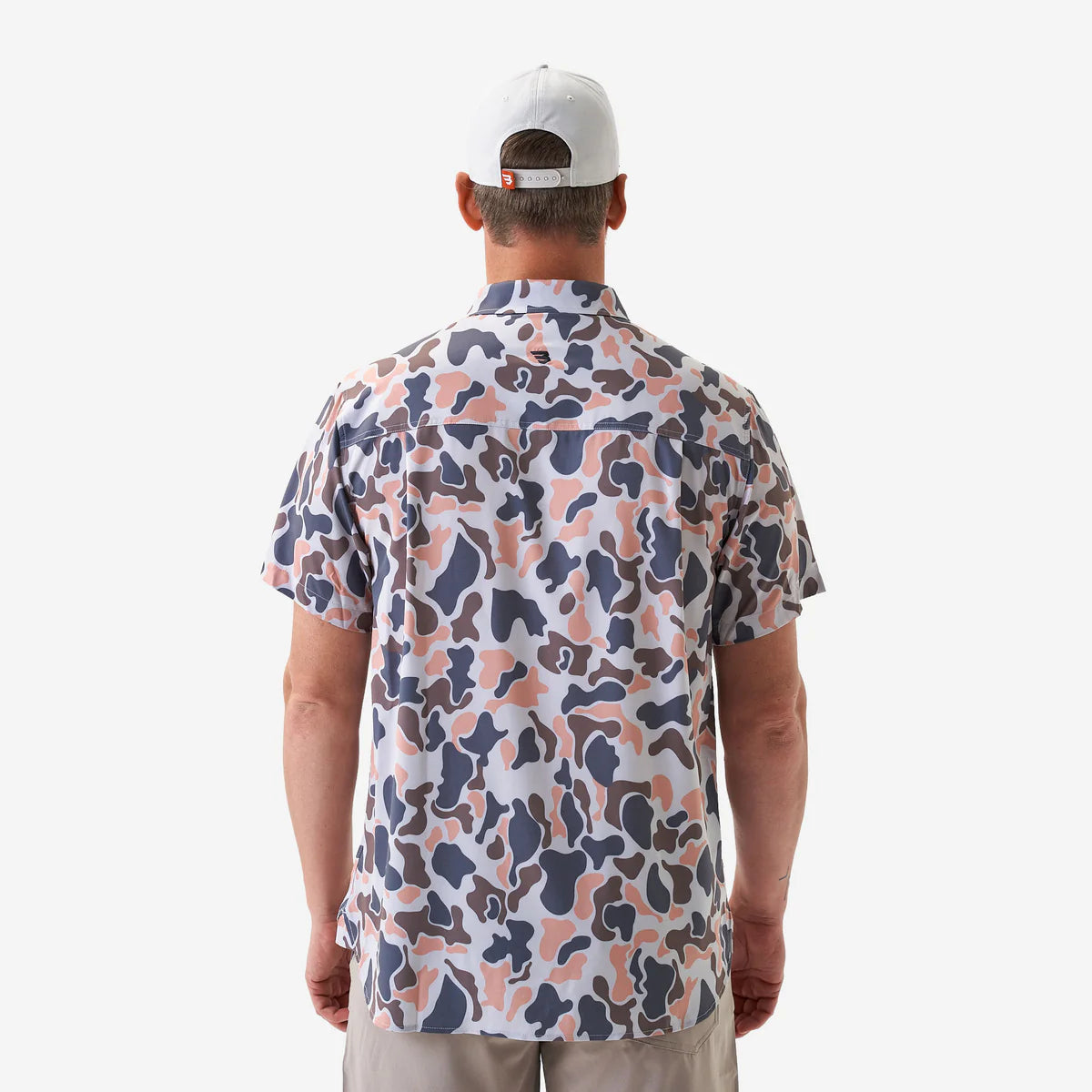 Performance Button Up- Vintage Camo