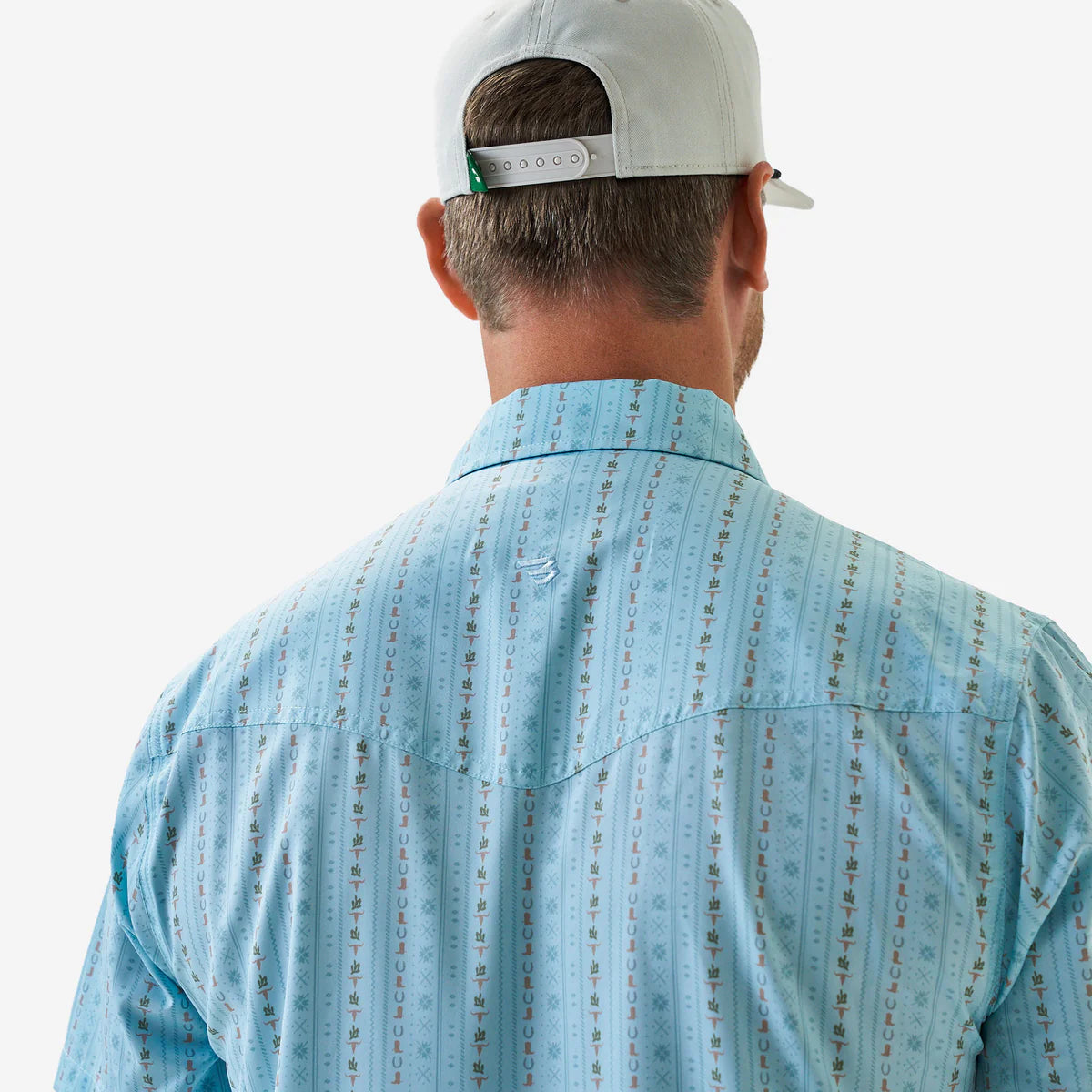 Performance Western Shirt- Ranch Blue Jean