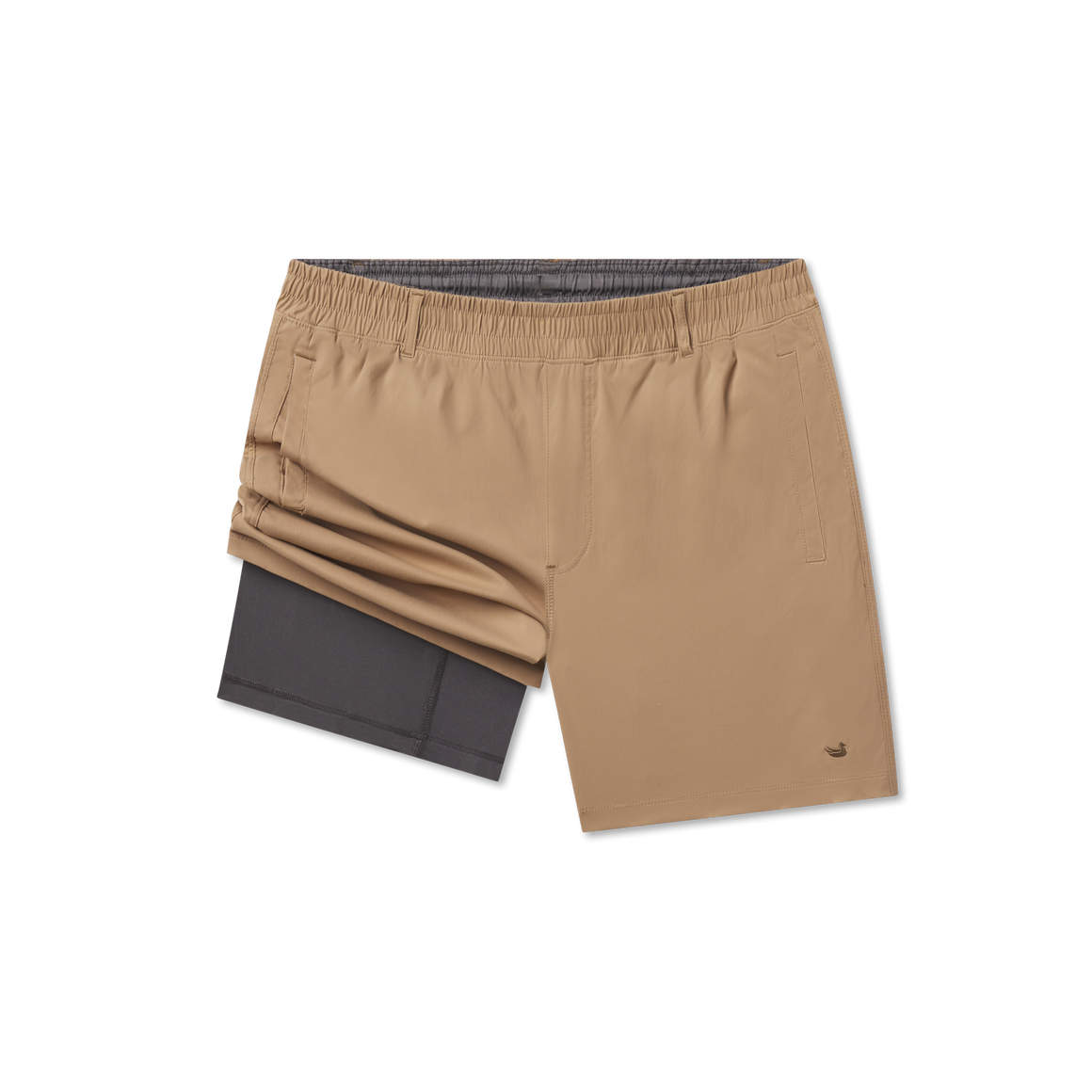 Billfish Lined Performance Short- Khaki