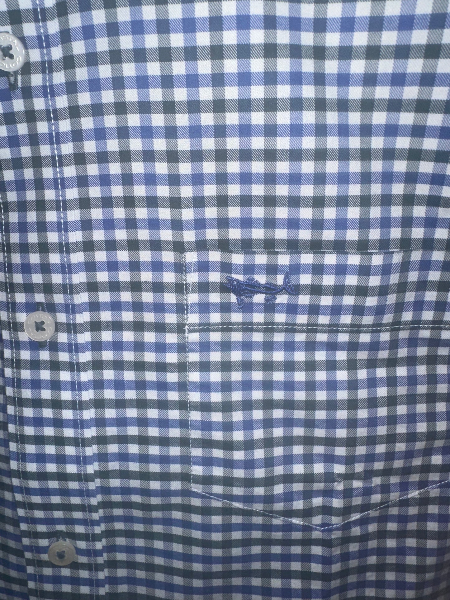 Blue Pine Stretch Woven Sport Shirt