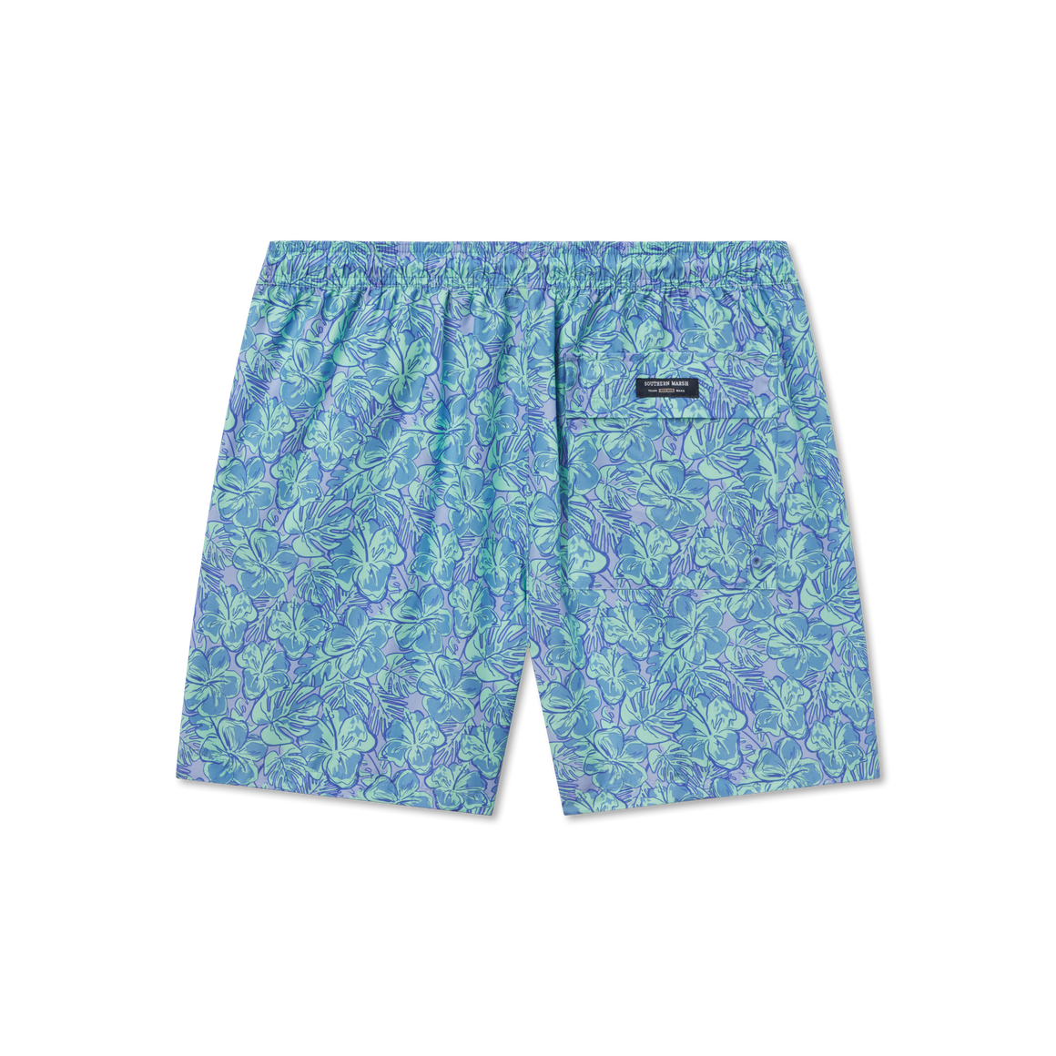 Harbor Swim Trunk - Hibiscus
