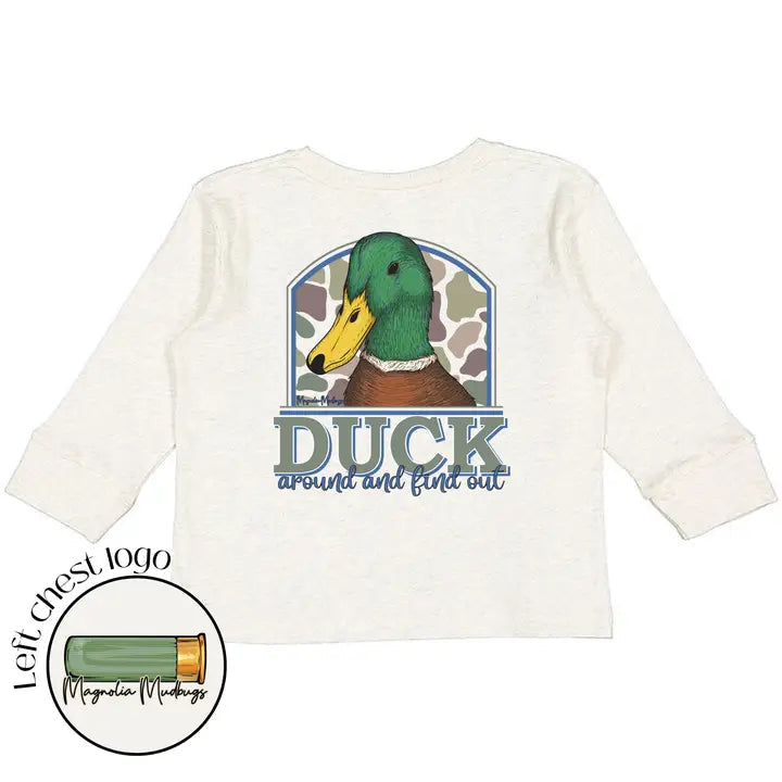 Duck Around and Find Out LS- Heather Grey