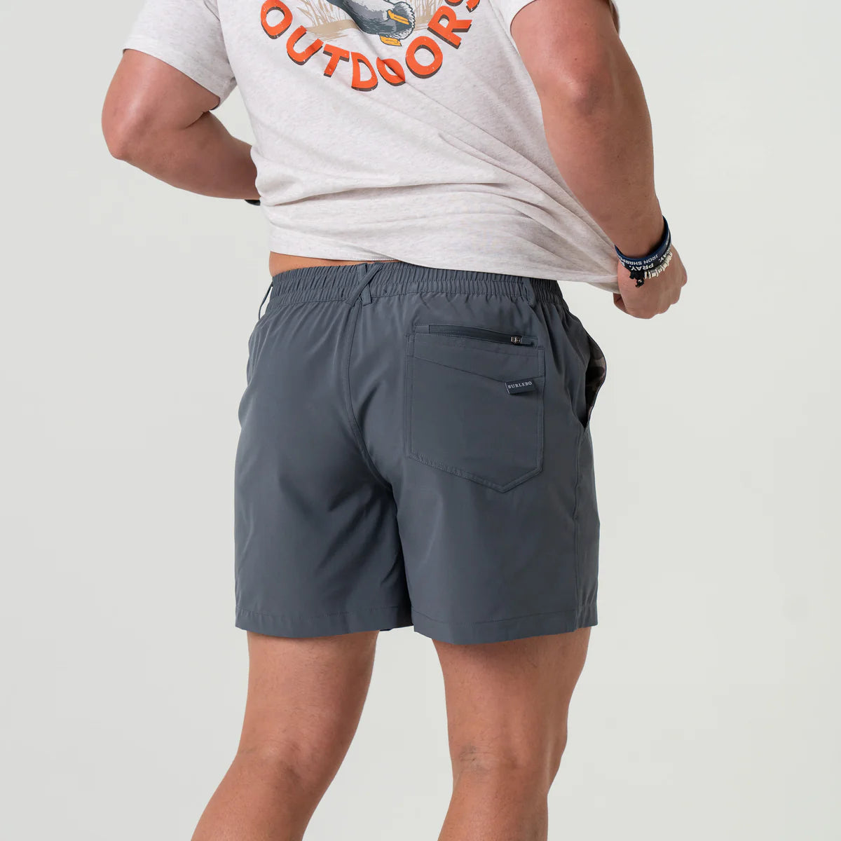 Everyday Short- River Rock Grey