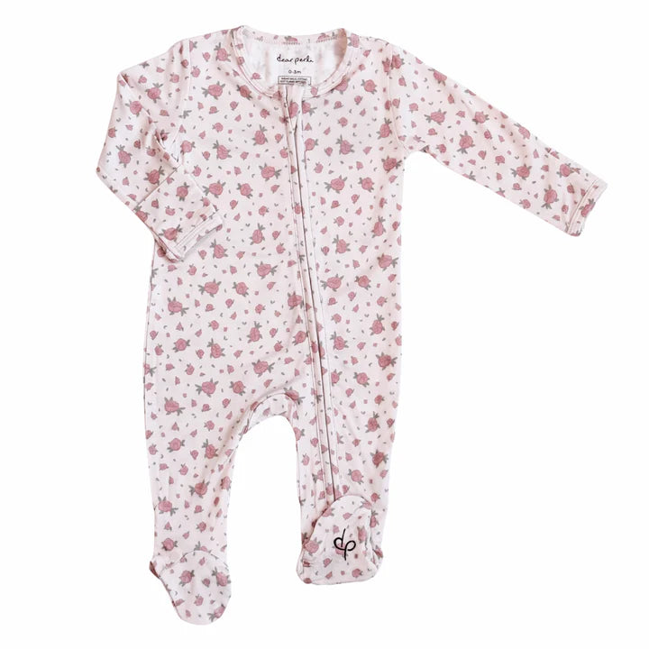 Rosie Posie Zip Footie