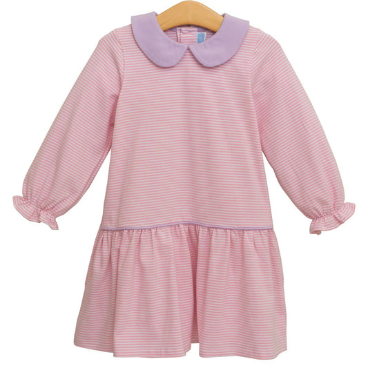 Katherine Dress- Light Pink/Lavender