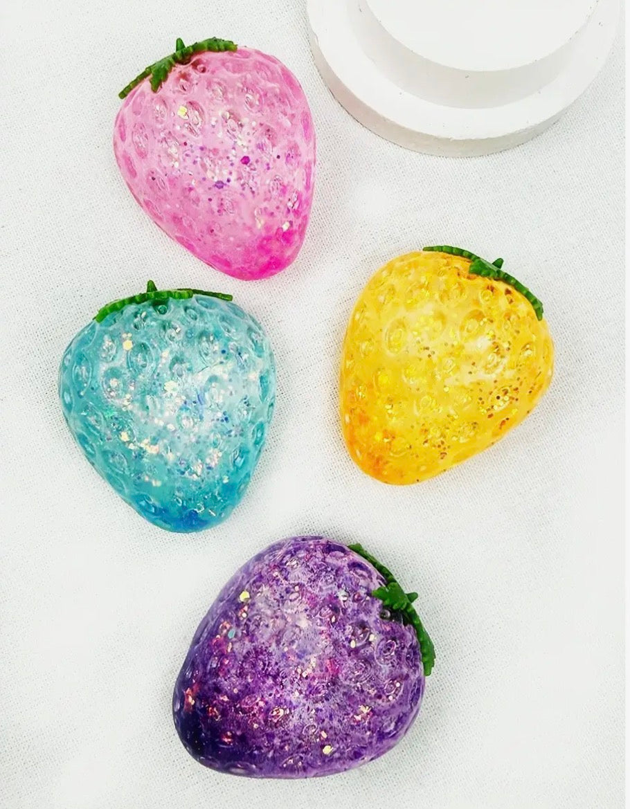 Extra Thick Textured Sugary Strawberry Squishy