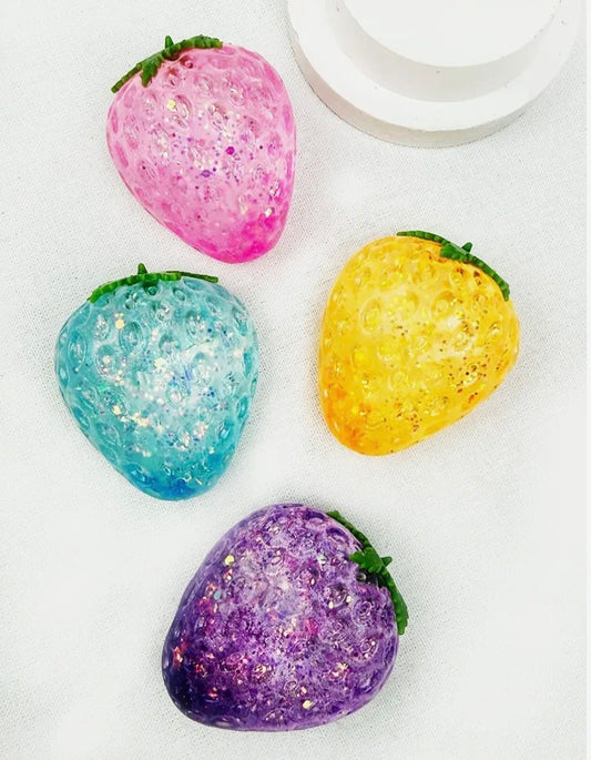 Extra Thick Textured Sugary Strawberry Squishy
