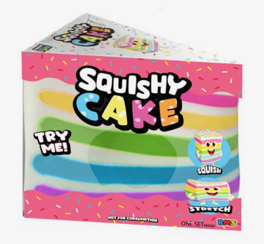 PREORDER                           Authentic SmushMart Crazy Fun Rainbow Cake Slice