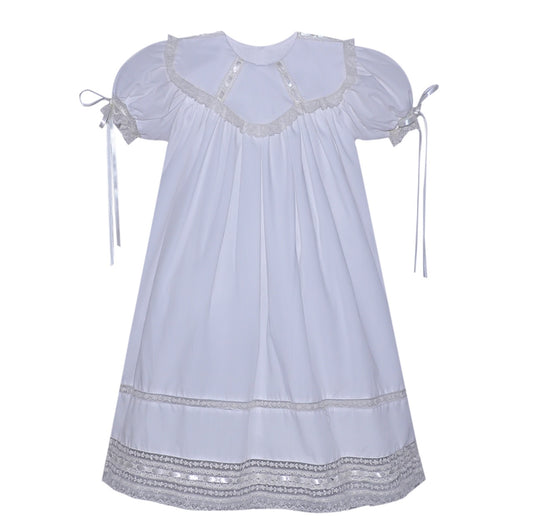 White Paisley Dress