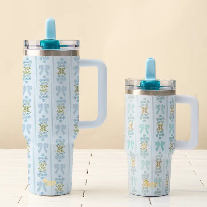 Oh So Fancy Blue- Tumbler