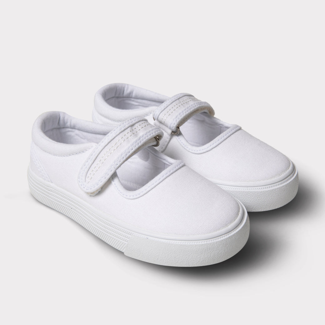 Jamie - White Leather Shoe