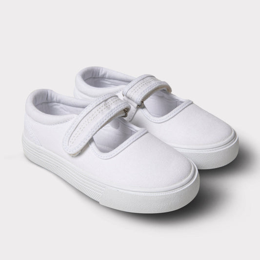 Jamie - White Leather Shoe