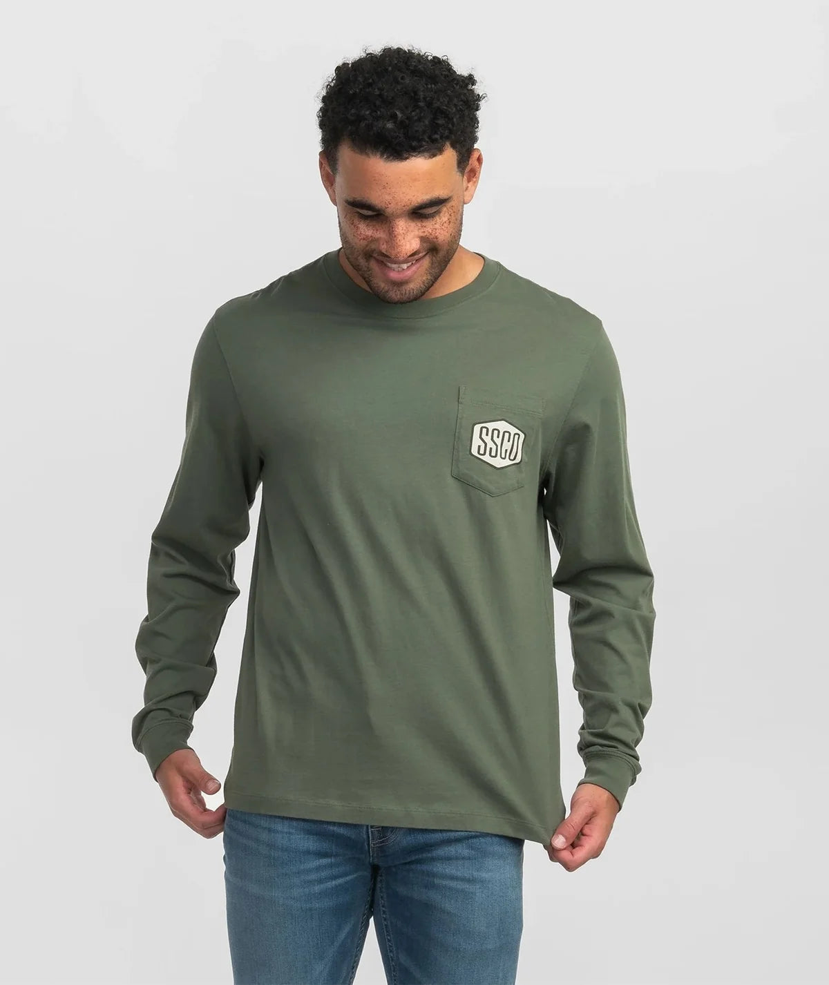 Makers Badge Cedar LS Tee