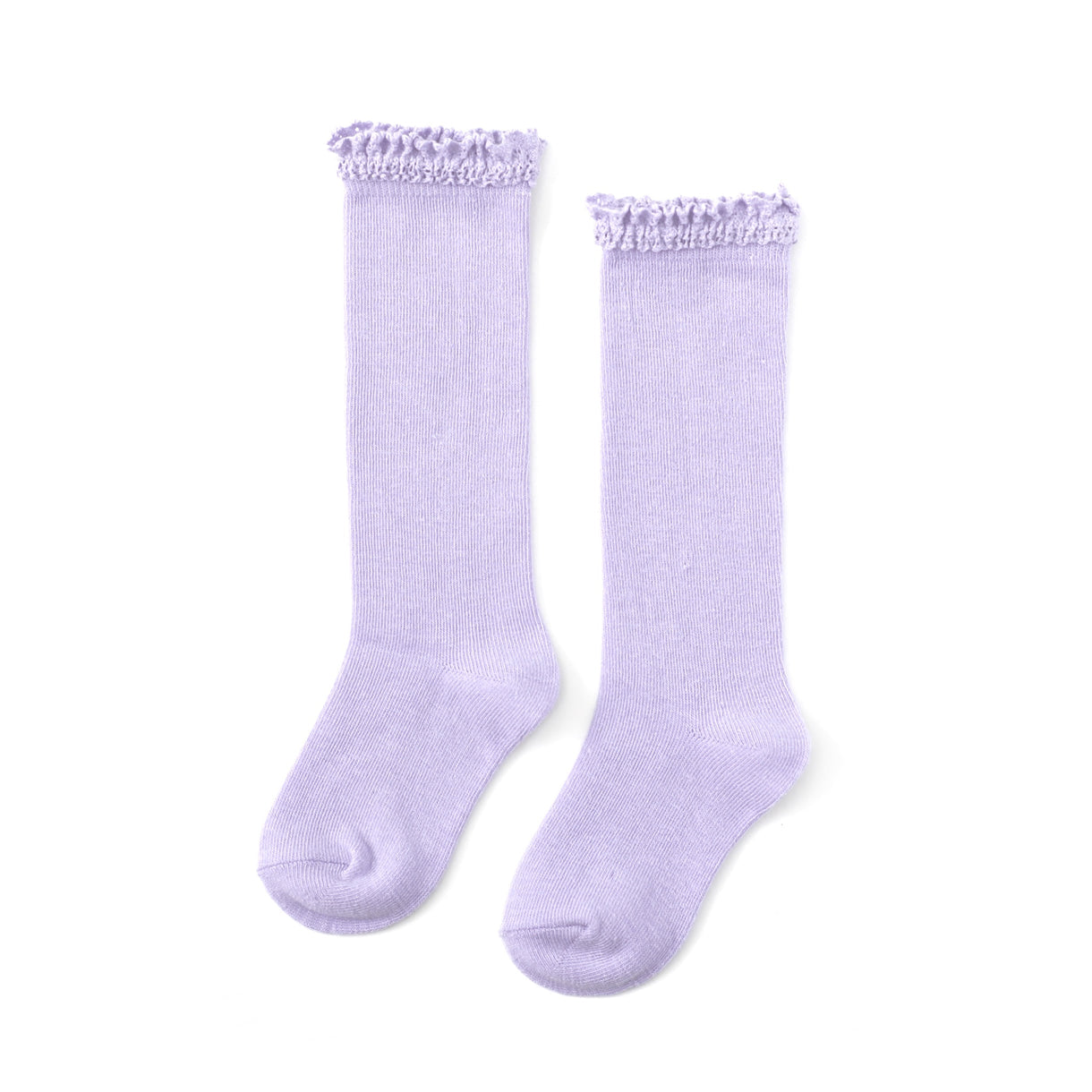 Lace Top Knee High- Lavender