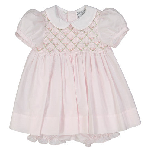 Rosebud Diamond Smocked Dress
