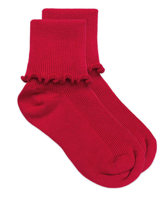 Ripple Edge Cuff Sock- 2211