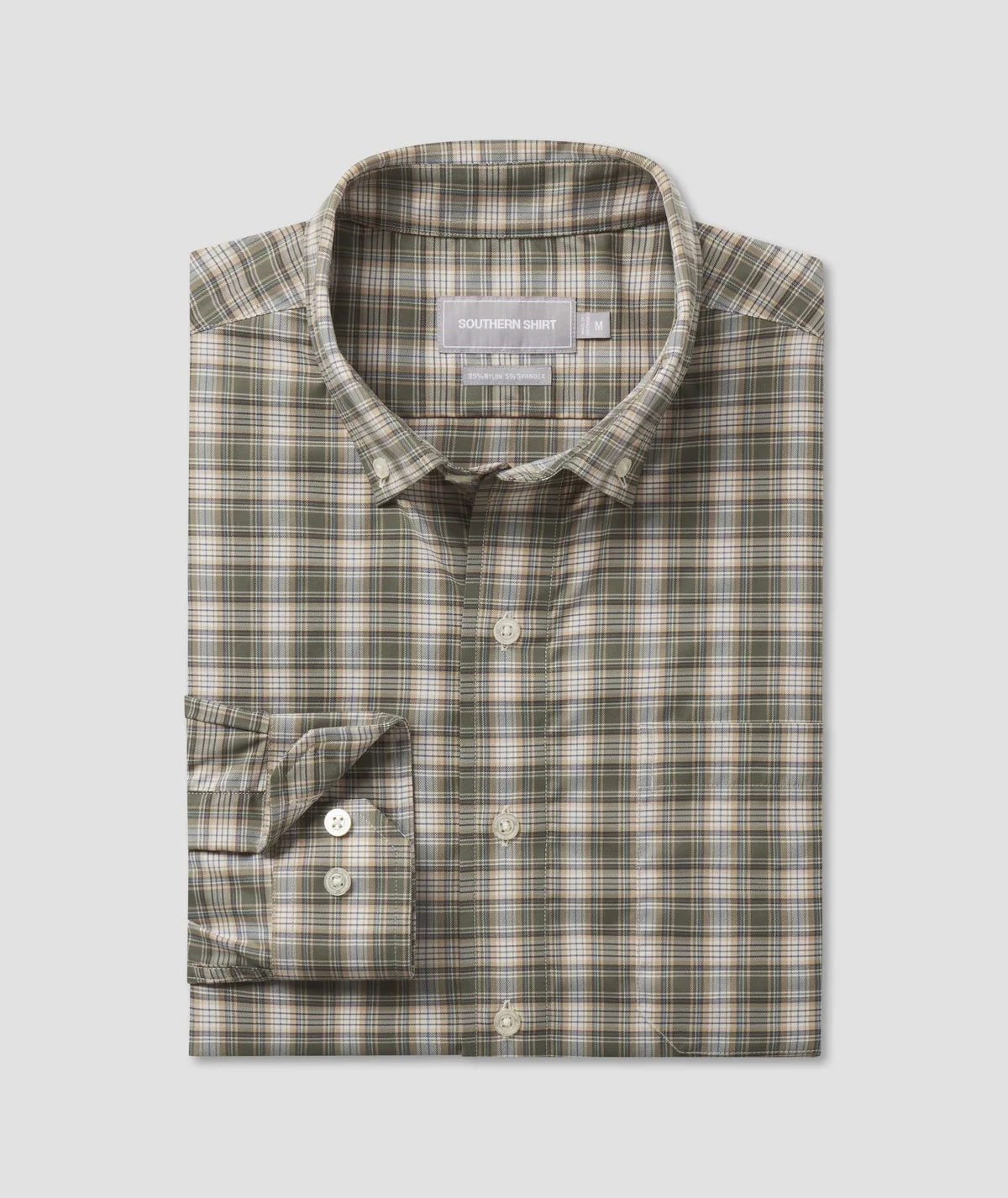 Edmonton Deep Forest Plaid Button Down
