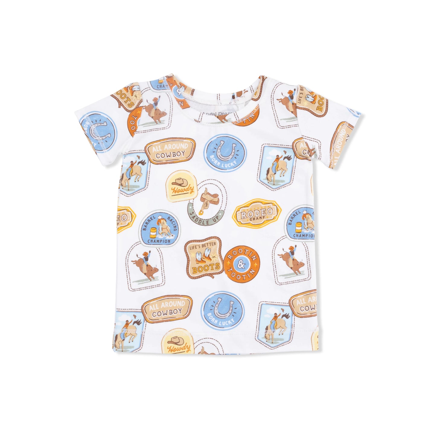 Rodeo Patch Shorts Pajamas