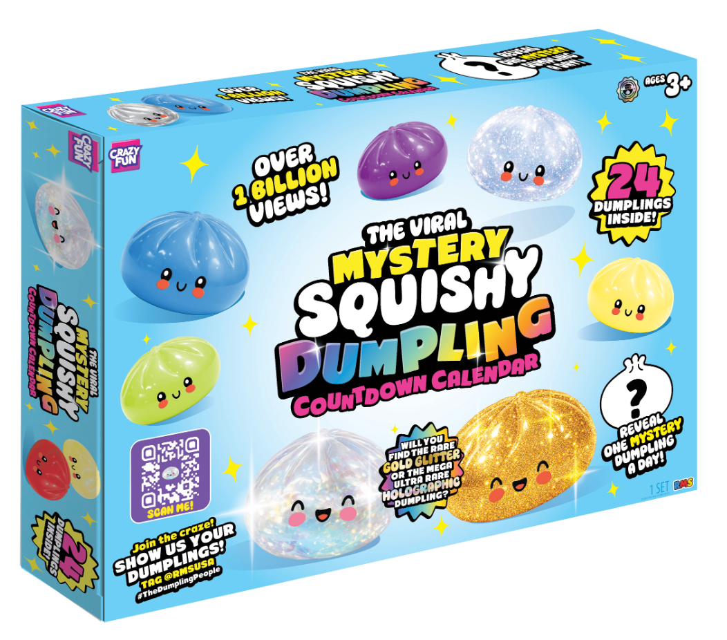 PREORDER                                 RMS® Crazy Fun™ Dumpling Advent Squishy Calendar 2026