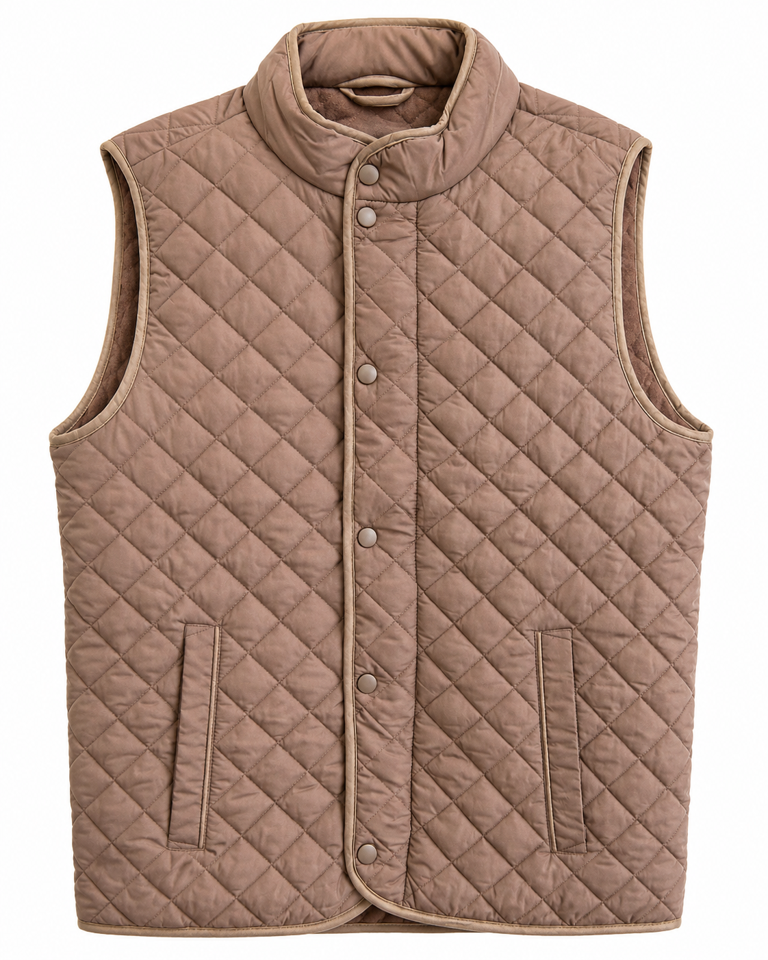 Brown Upland Quilted Vest