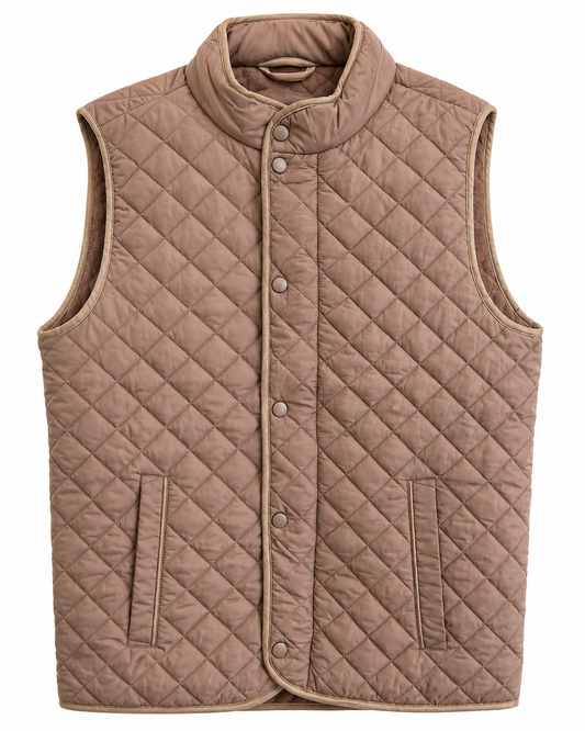 Brown Upland Quilted Vest