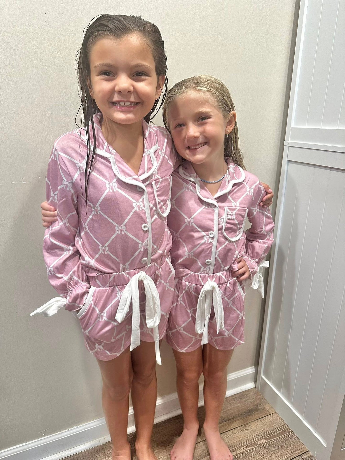 Bow Pajama Set