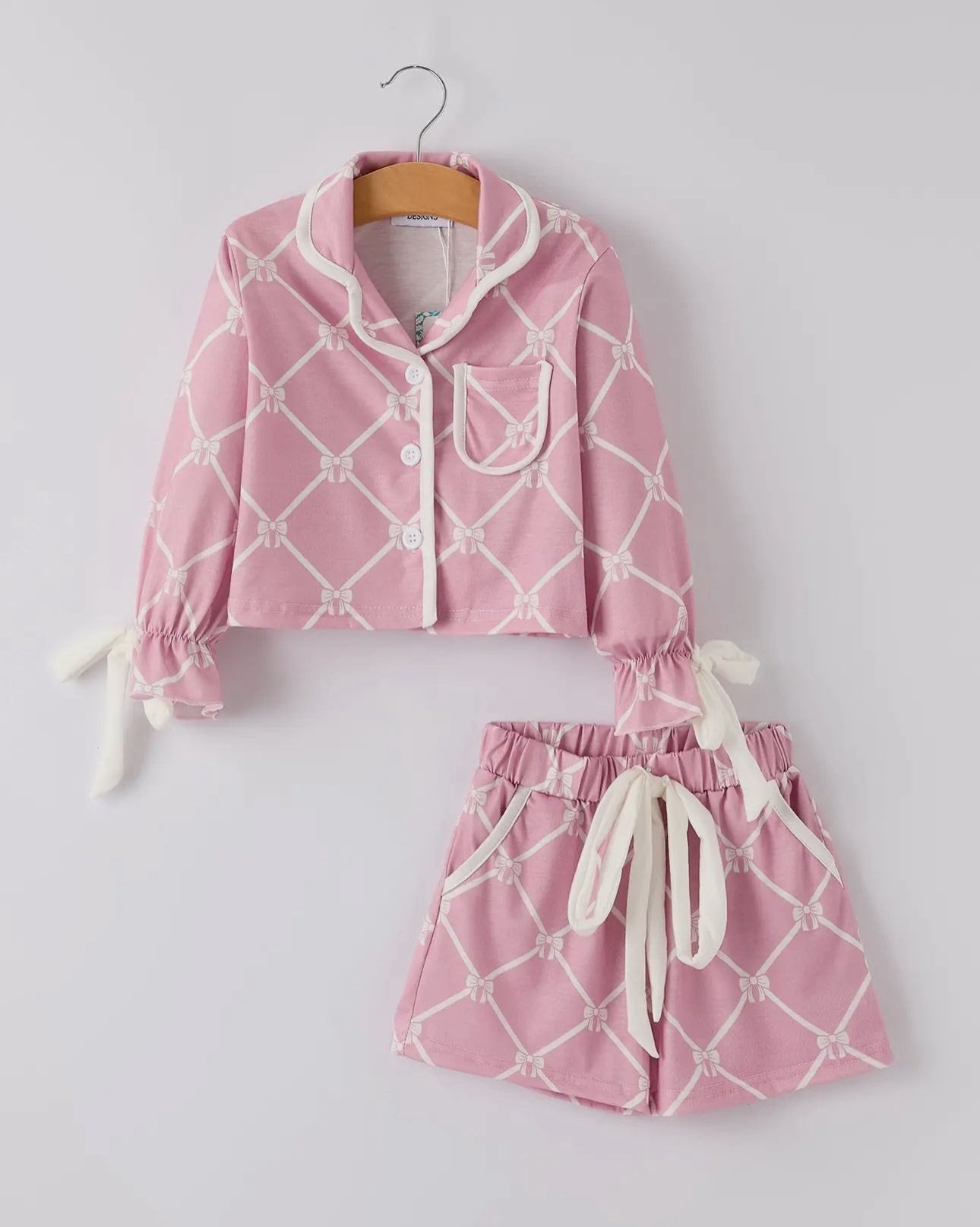 Bow Pajama Set